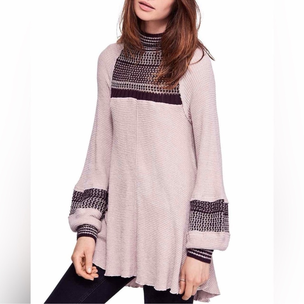 Free People Snow Day Tunic Top Small NWT